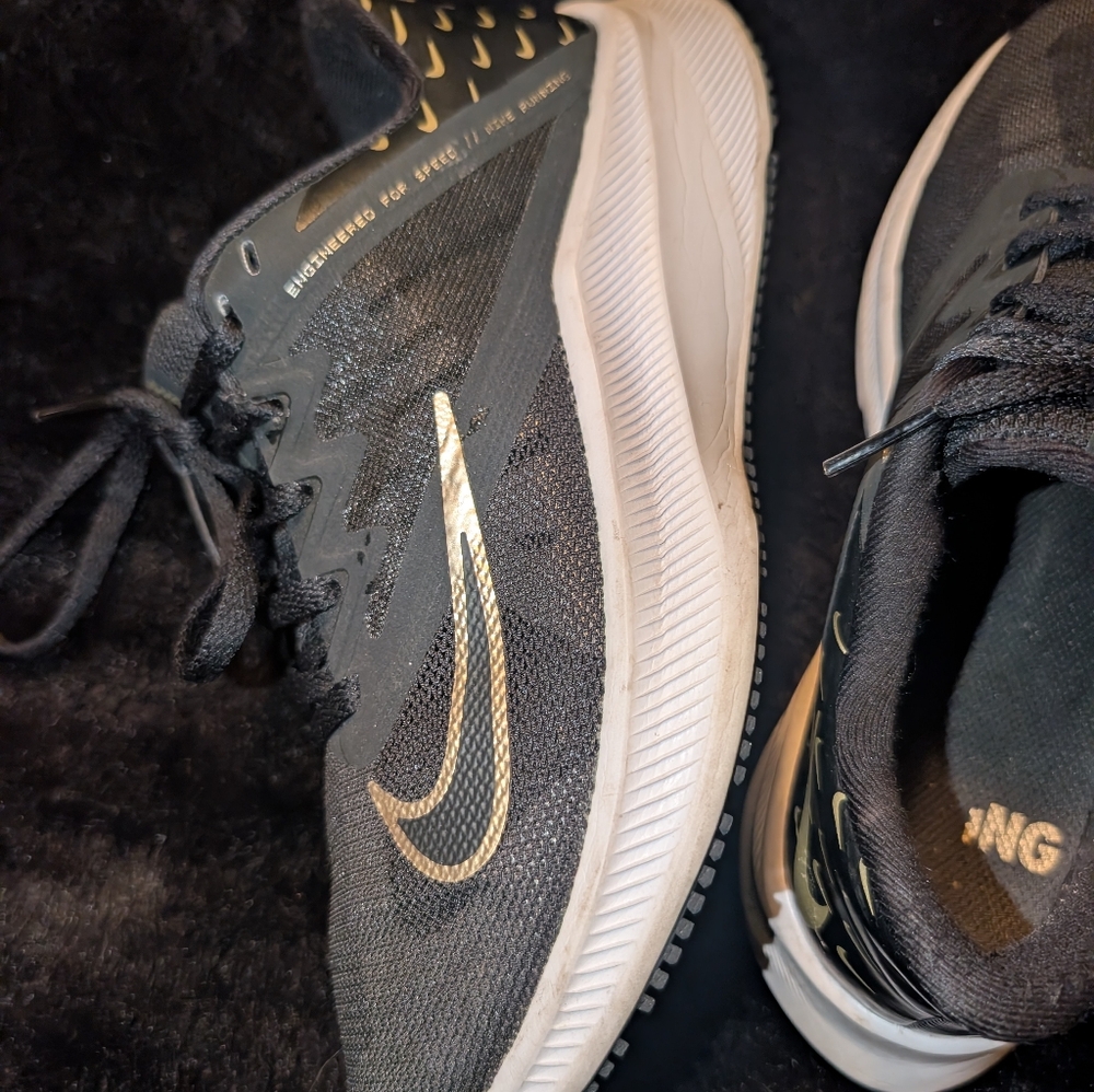 Nike Black and White Sneakers